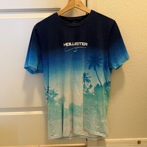 Hollister Men’s Navy Crew Neck Tee